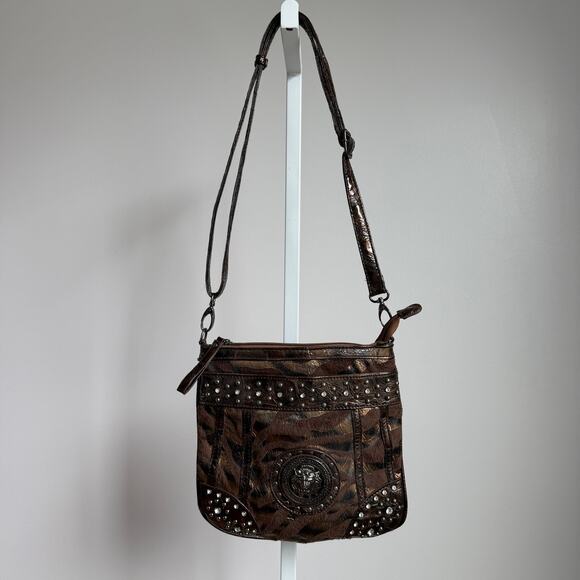 Anne Klein  Brown & Gold Shoulder Bag‎ NWOT - Picture 1 of 6
